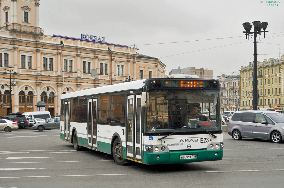 Санкт-Петербург, ЛиАЗ-5292.60 № 1523