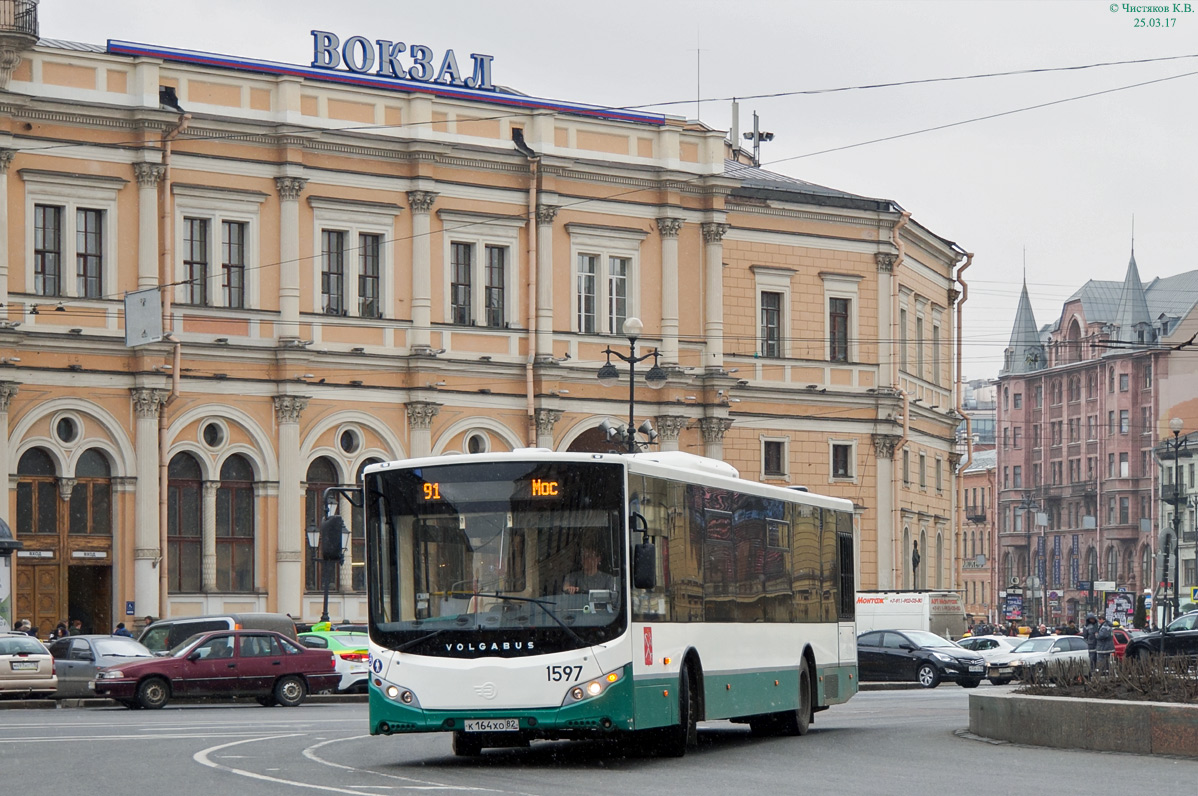 Санкт-Петербург, Volgabus-5270.00 № 1597