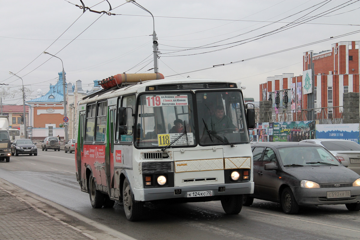Томская область, ПАЗ-32054 № К 124 КС 70