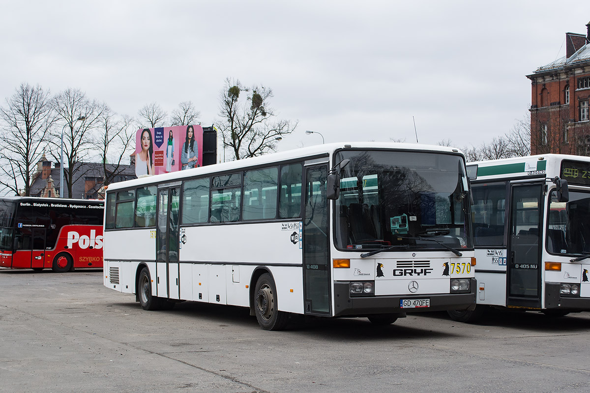 Польша, Mercedes-Benz O408 № 7570