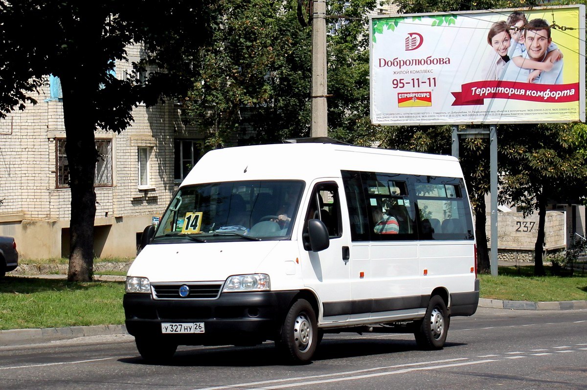 Ставропольский край, FIAT Ducato 244 [RUS] № У 327 НУ 26