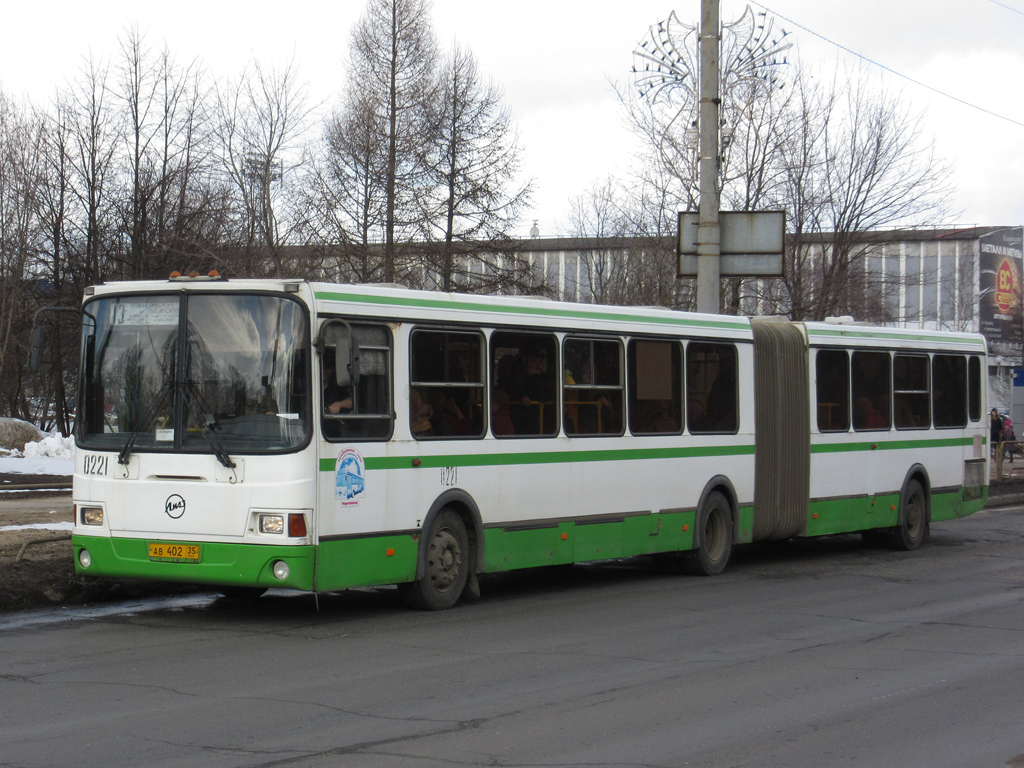 Вологодская область, ЛиАЗ-6212.00 № 0221