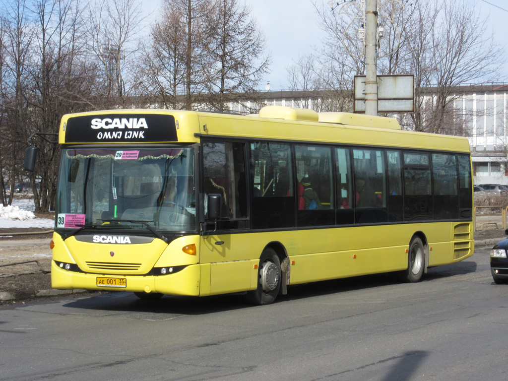 Вологодская область, Scania OmniLink II (Скания-Питер) № АЕ 001 35