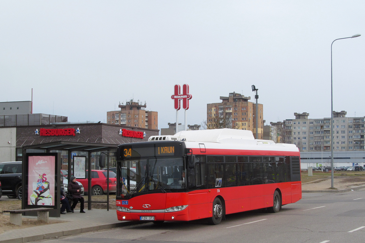 Литва, Solaris Urbino III 12 CNG № 774