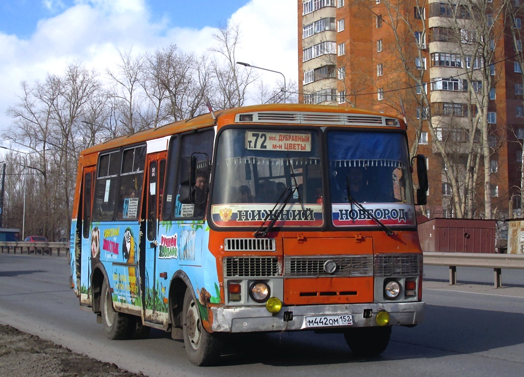 Нижегородская область, ПАЗ-32054 № М 442 ОМ 152