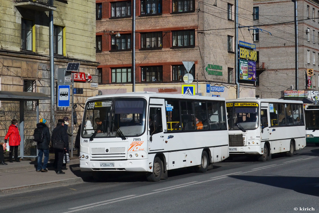 Санкт-Петербург, ПАЗ-320402-05 № 7945