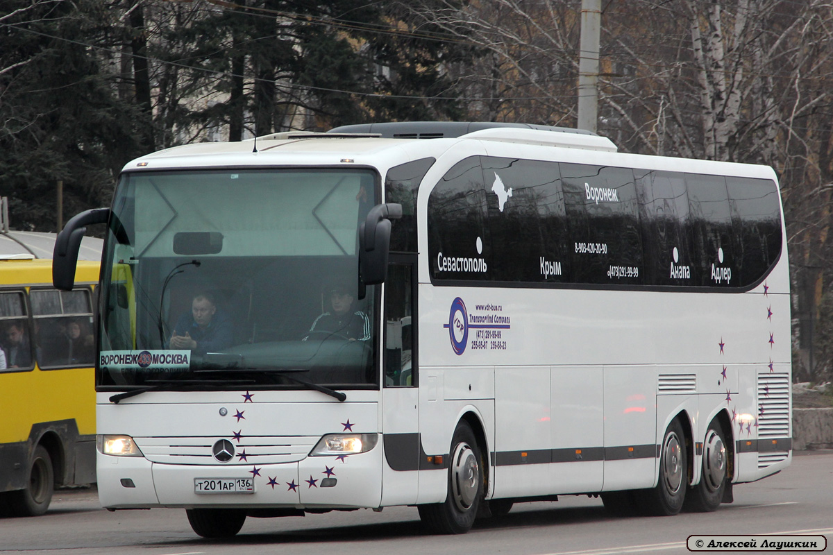 Воронежская область, Mercedes-Benz O580-16RHD Travego M № Т 201 АР 136