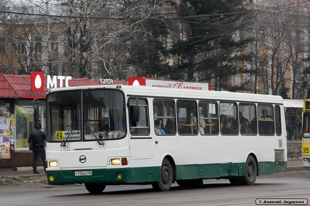 Воронежская область, ЛиАЗ-5256.25 № У 110 АН 136