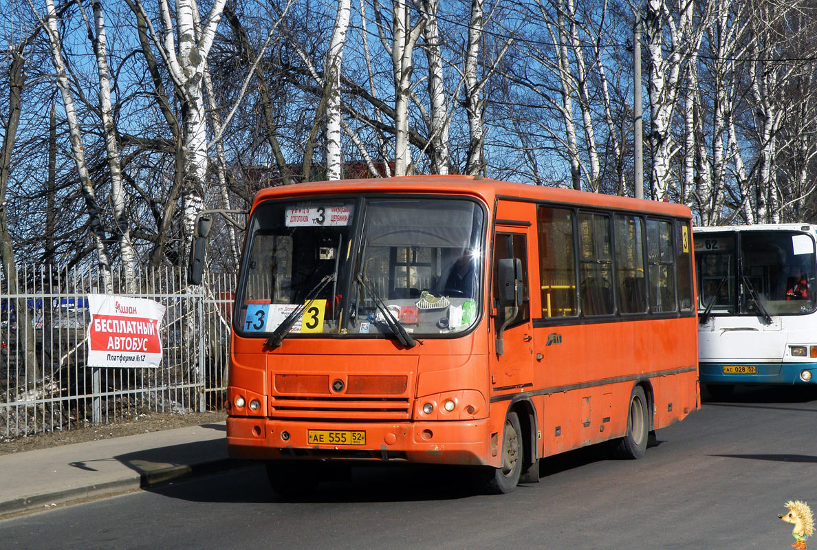 Нижегородская область, ПАЗ-320402-05 № АЕ 555 52