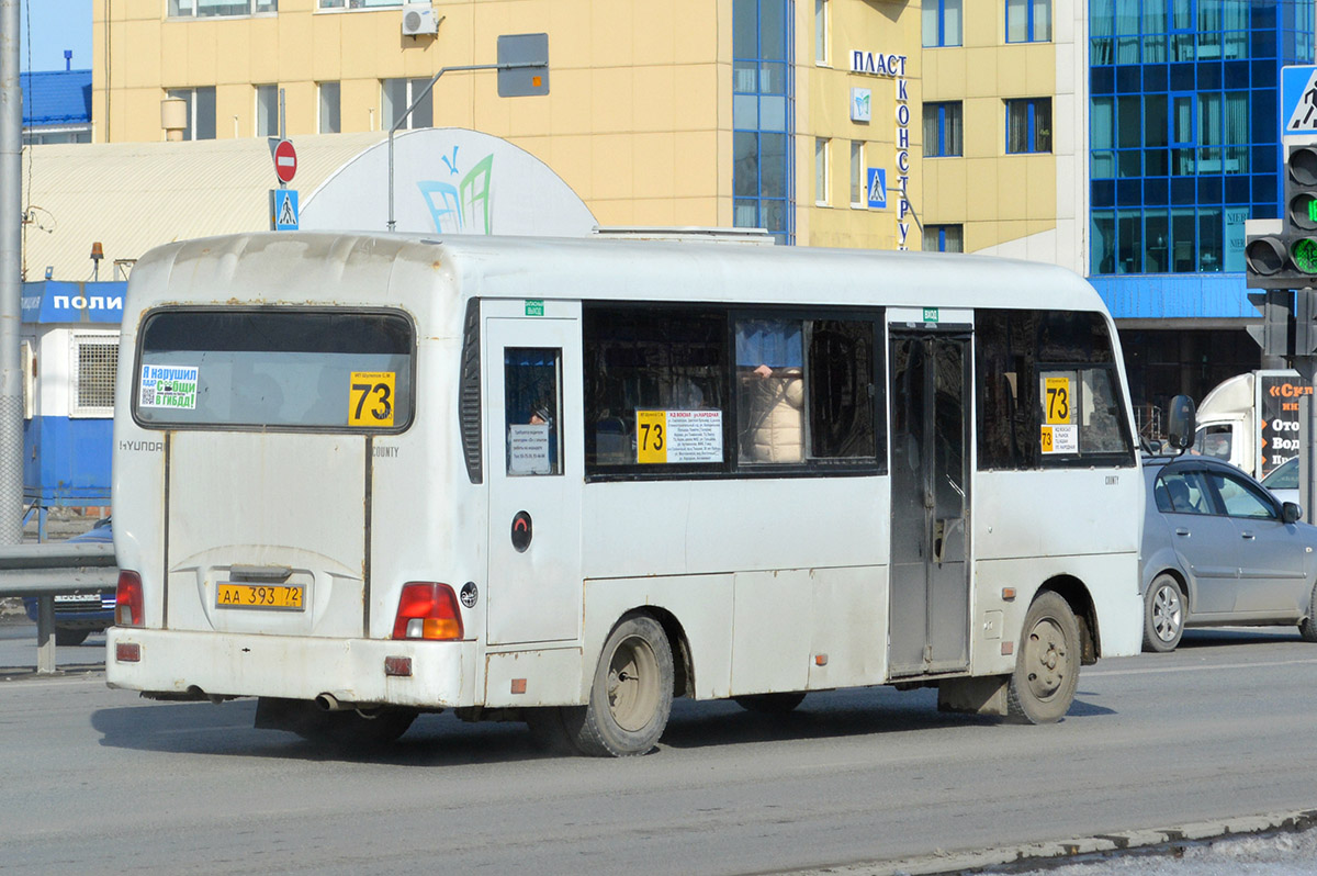 Тюменская область, Hyundai County LWB (ТагАЗ) № АА 393 72