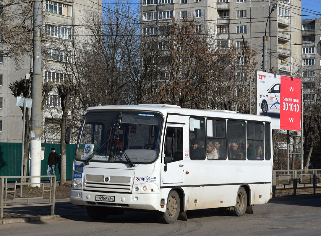 Тверская область, ПАЗ-320302-11 № С 416 РХ 69