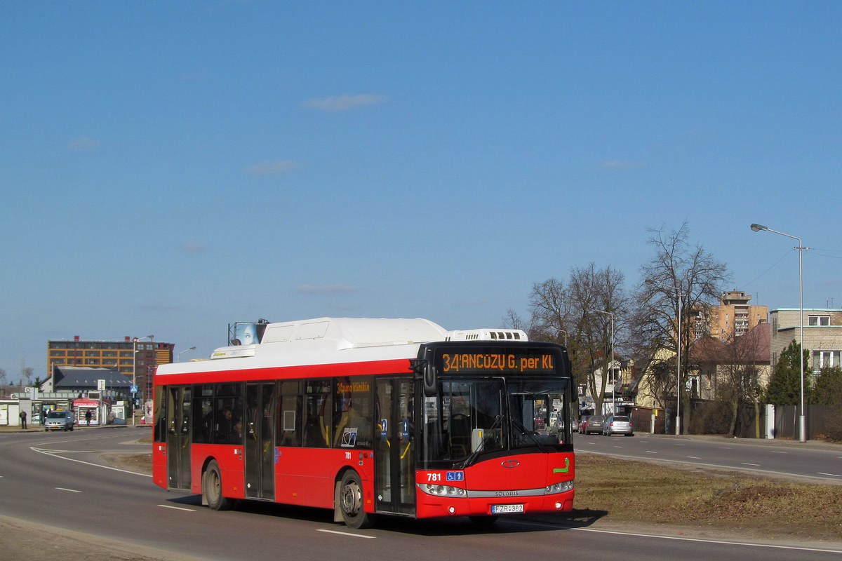 Литва, Solaris Urbino III 12 CNG № 781