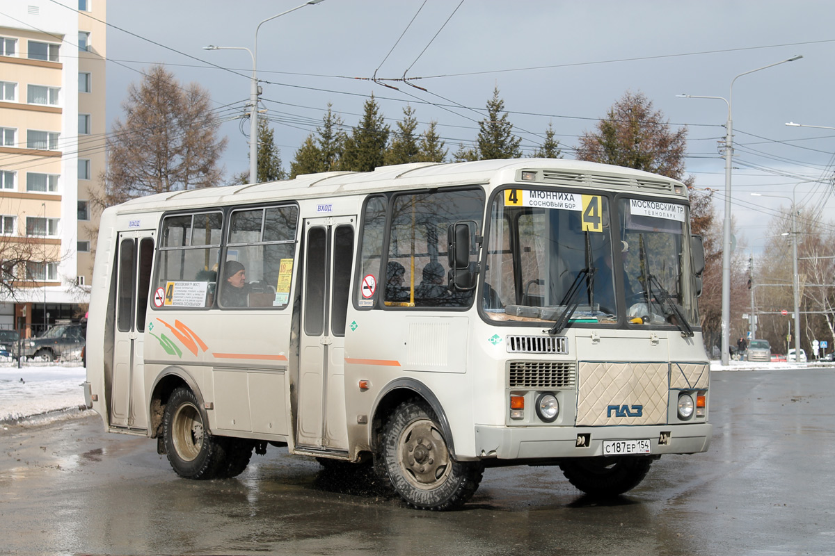 Томская область, ПАЗ-32054 № С 187 ЕР 154