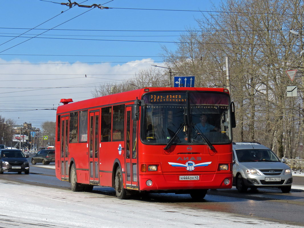 Kirov region, LiAZ-5293.54 č. Н 444 ОХ 43