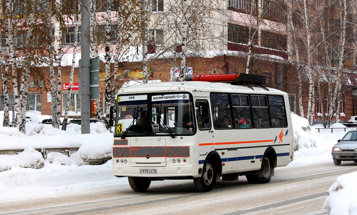 Томская область, ПАЗ-32054 № К 975 СХ 70