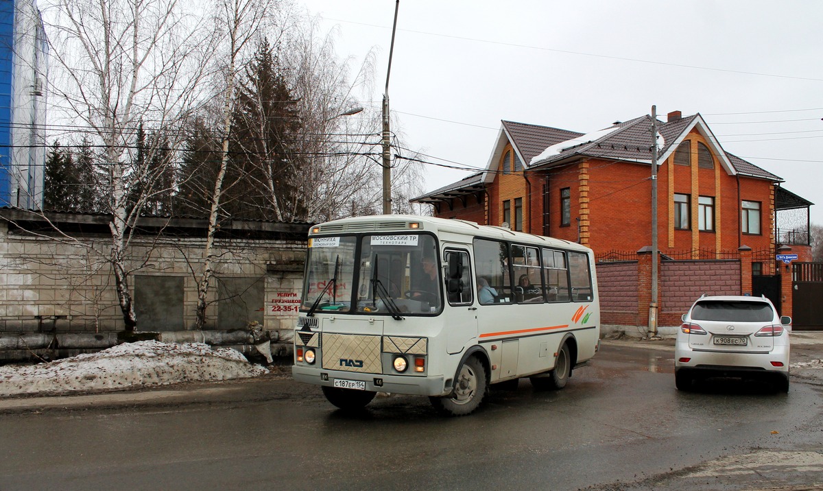 Томская область, ПАЗ-32054 № С 187 ЕР 154