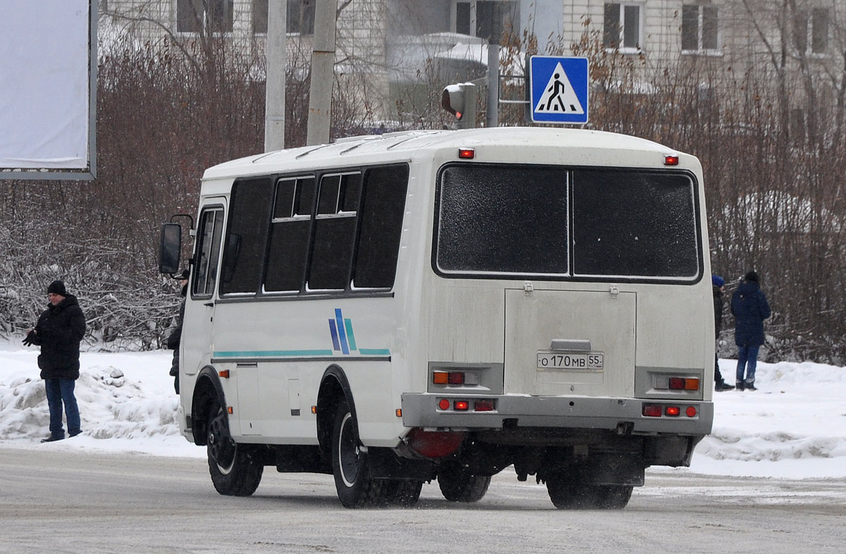 Омская область, ПАЗ-32053 № О 170 МВ 55