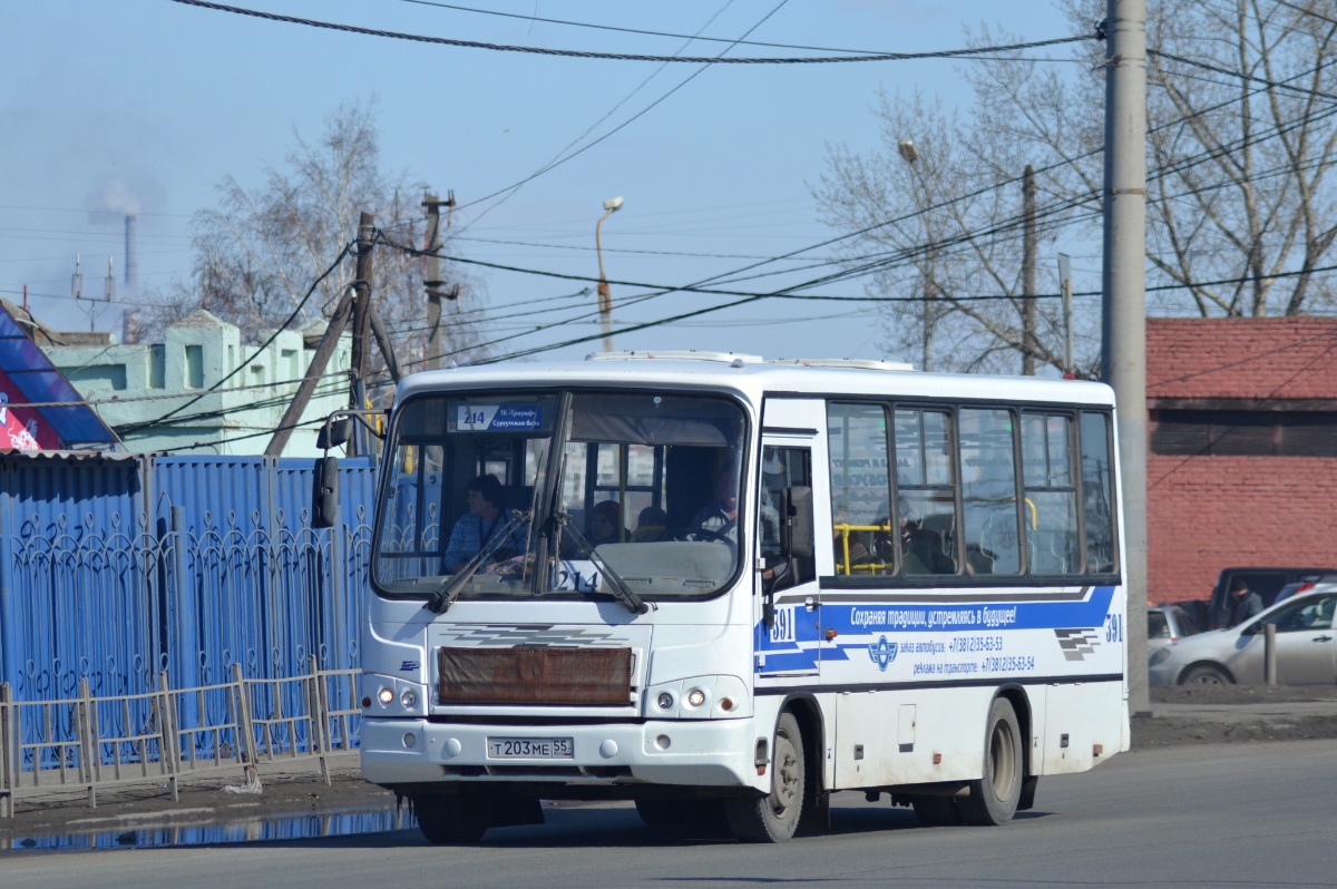 Омская область, ПАЗ-320402-04 № 391