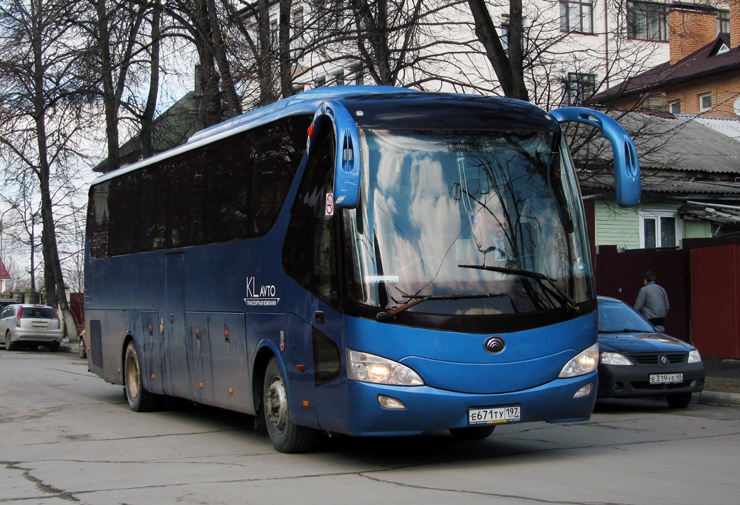 Москва, Yutong ZK6129H № Е 671 ТУ 197