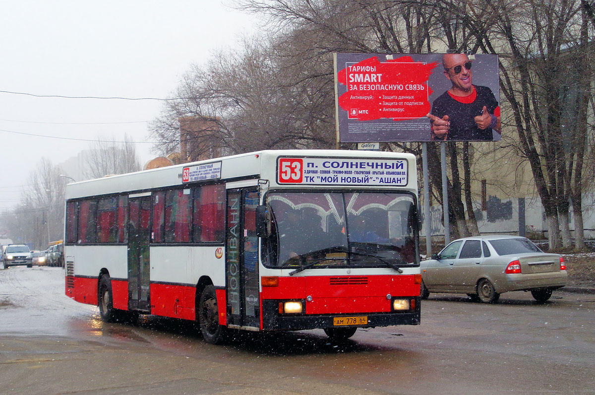 Saratov region, Mercedes-Benz O405N № АМ 778 64
