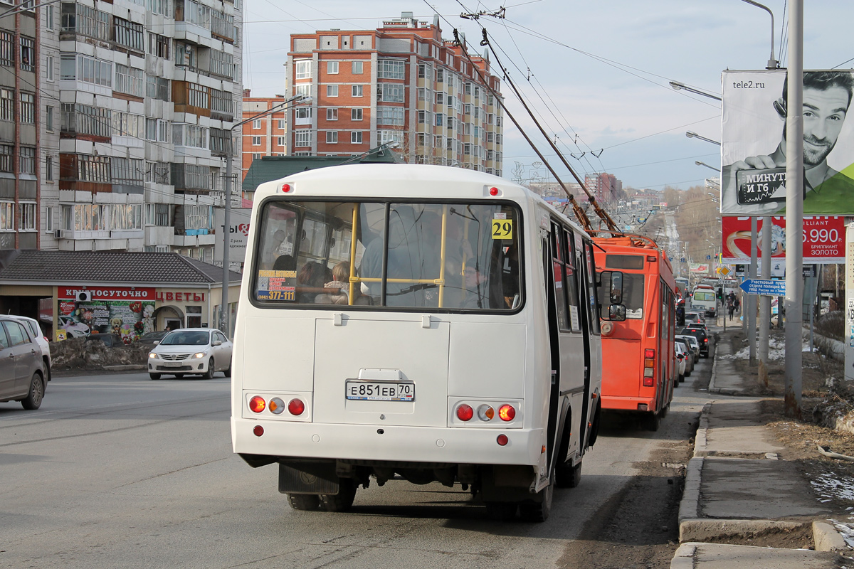 Томская область, ПАЗ-32054 № Е 851 ЕВ 70