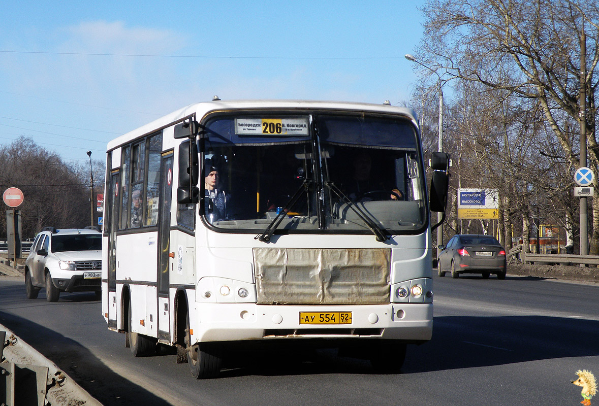 Nizhegorodskaya region, PAZ-320402-03 № АУ 554 52