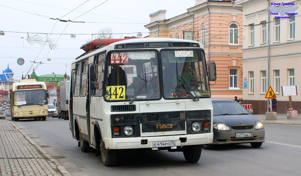 Томская область, ПАЗ-32051-110 № Е 414 РО 70