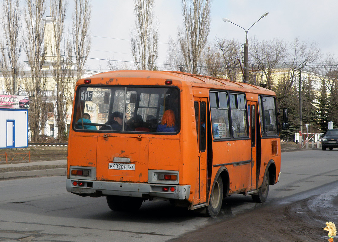 Нижегородская область, ПАЗ-32054 № В 402 ВР 152