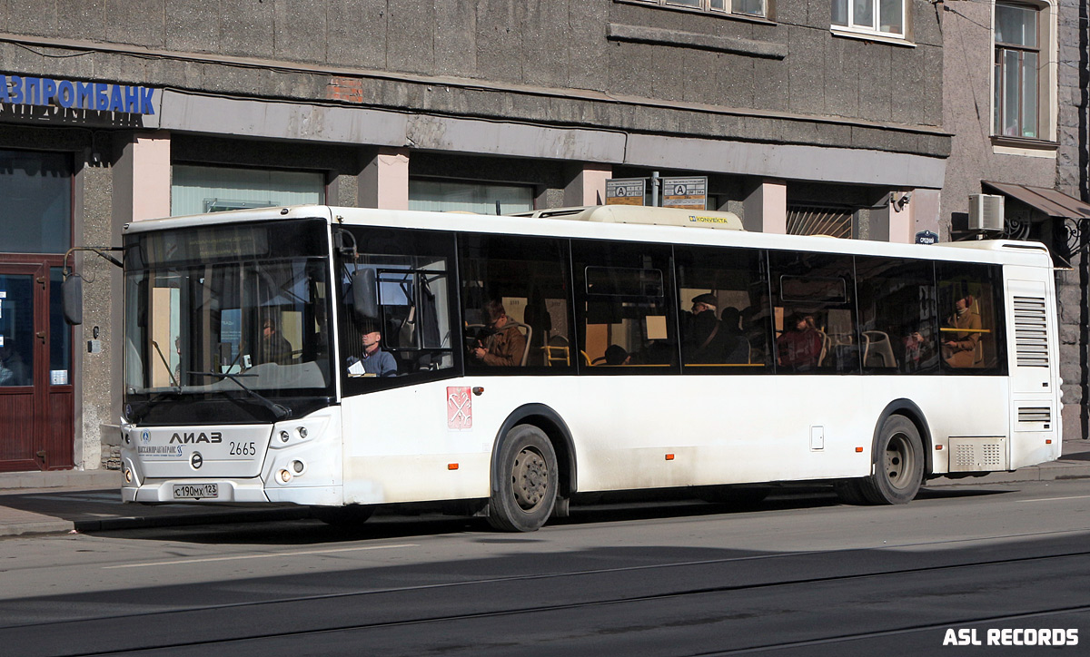 Санкт-Петербург, ЛиАЗ-5292.30 № 2665