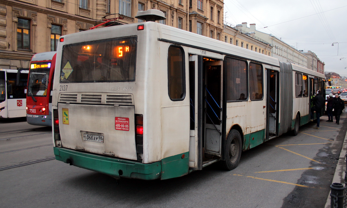 Санкт-Петербург, ЛиАЗ-6212.00 № 2137