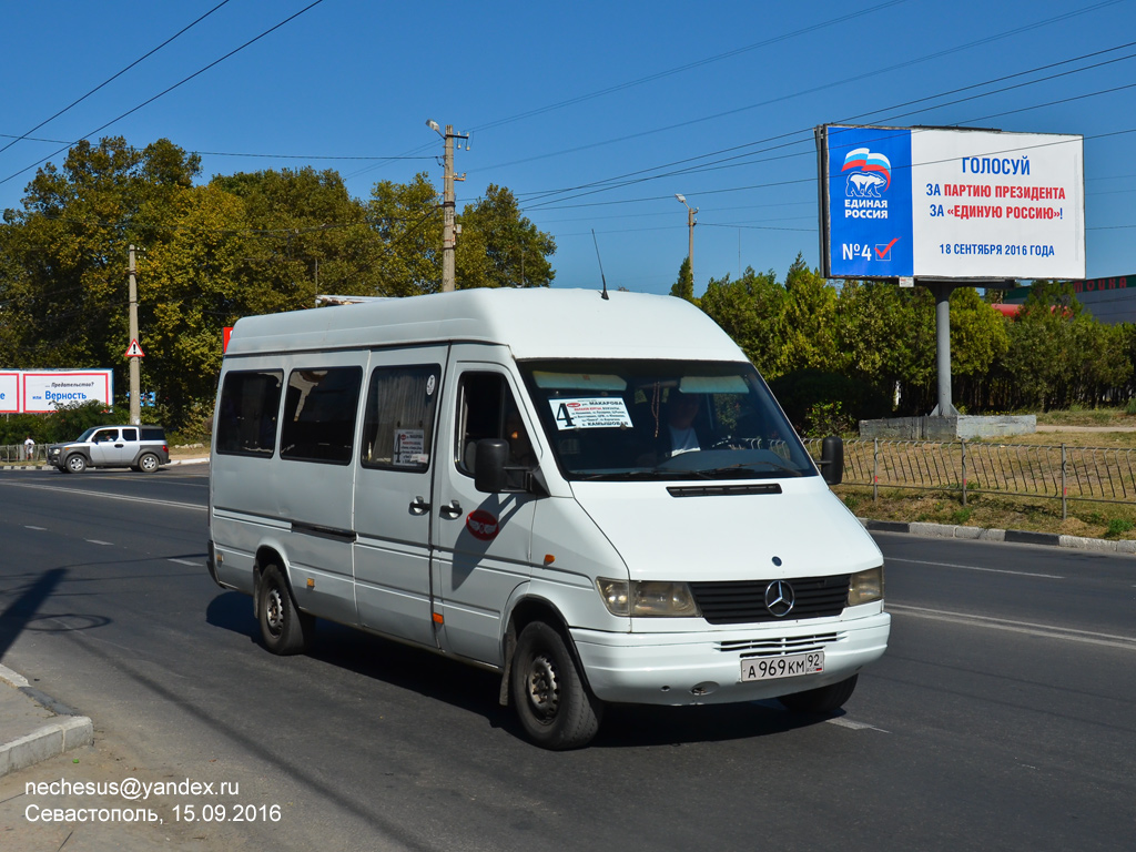 Севастополь, Mercedes-Benz Sprinter W903 312D № А 969 КМ 92