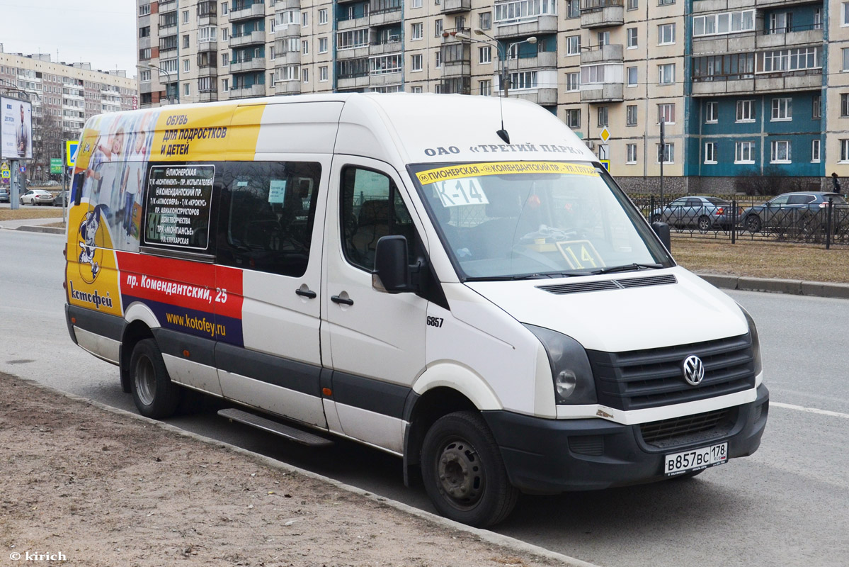 Санкт-Петербург, БТД-2219 (Volkswagen Crafter) № В 857 ВС 178