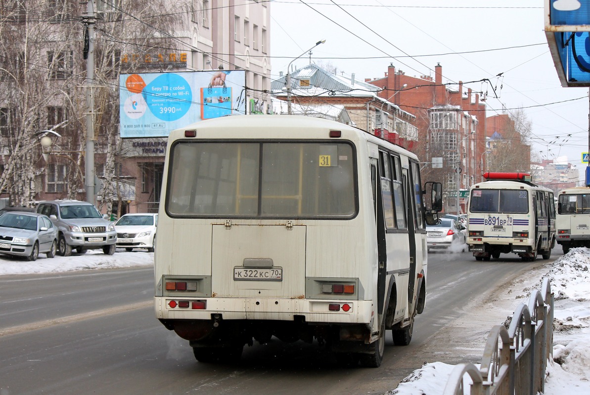 Томская область, ПАЗ-32054 № К 322 КС 70