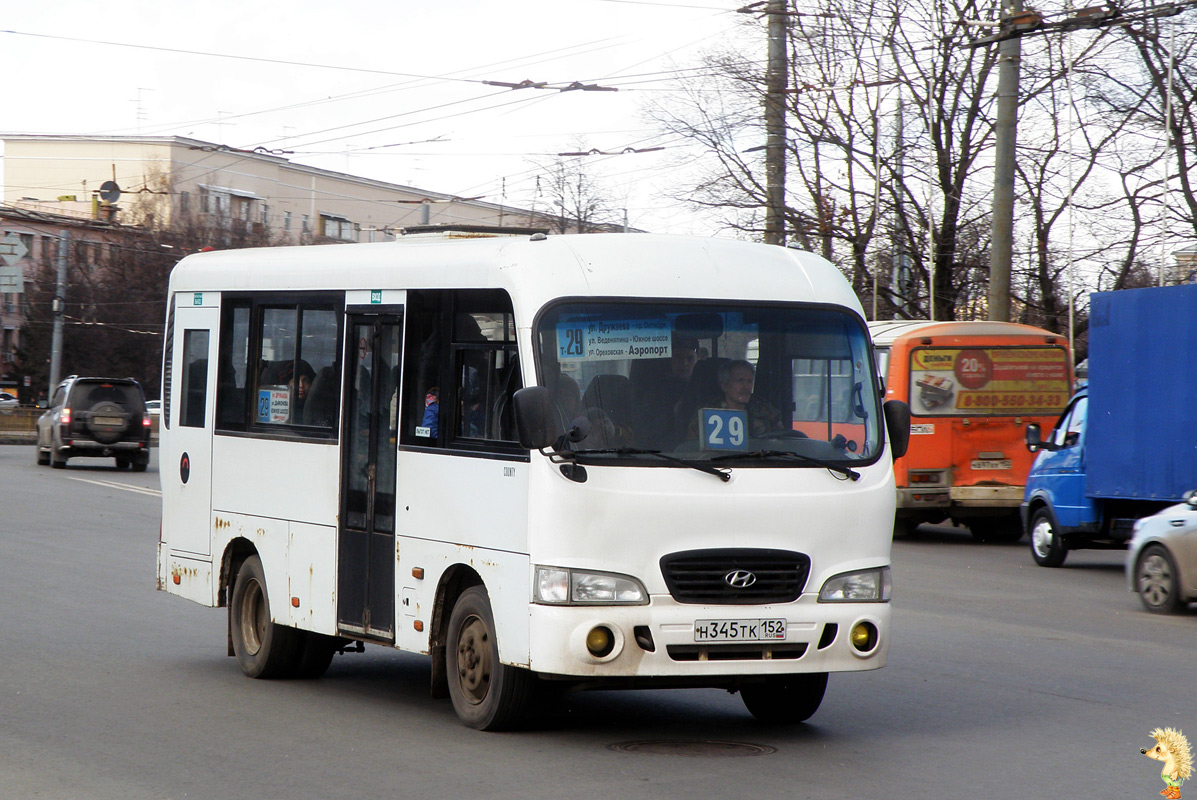 Нижегородская область, Hyundai County SWB (ТагАЗ) № Н 345 ТК 152