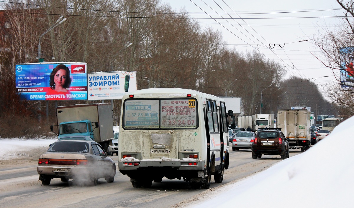 Томская область, ПАЗ-32054 № К 819 МН 70