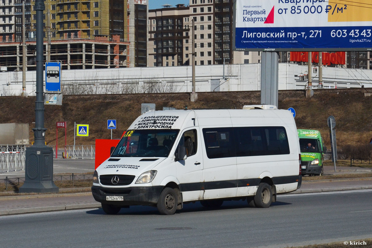 Санкт-Петербург, Луидор-22360C (MB Sprinter) № В 752 КВ 178