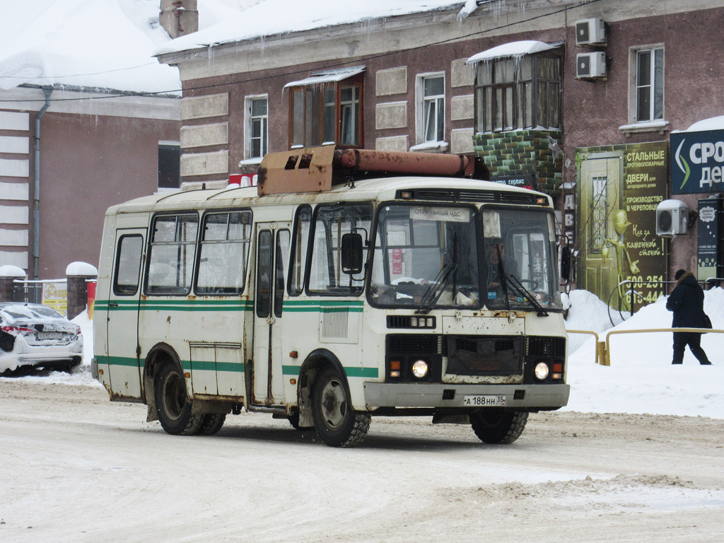 Вологодская область, ПАЗ-32053 № А 188 НН 35