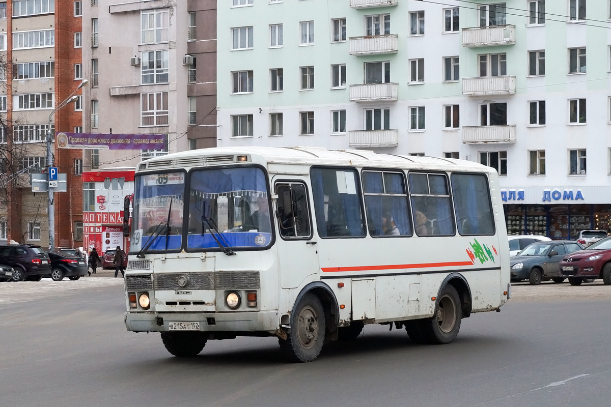 Нижегородская область, ПАЗ-32054 № В 215 АТ 152