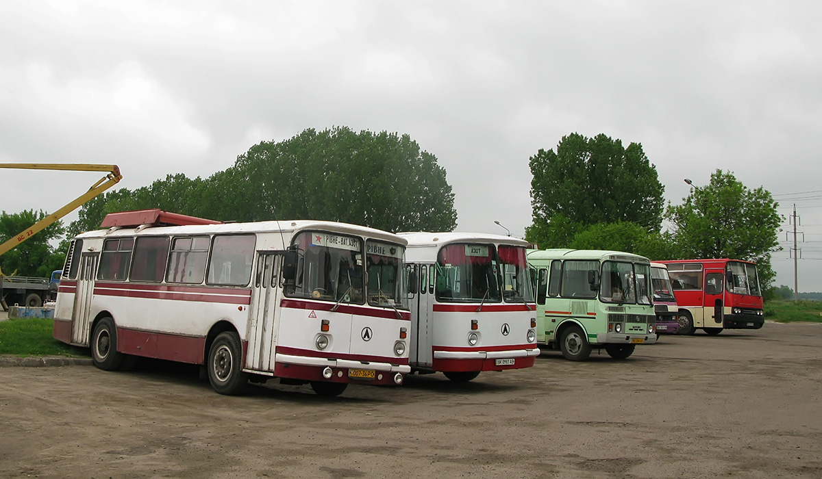 Ровненская область, ЛАЗ-695Н № 007-36 РО; Ровненская область, ЛАЗ-695НГ № BK 0983 AB; Львовская область, ПАЗ-32054 № BC 2284 AA