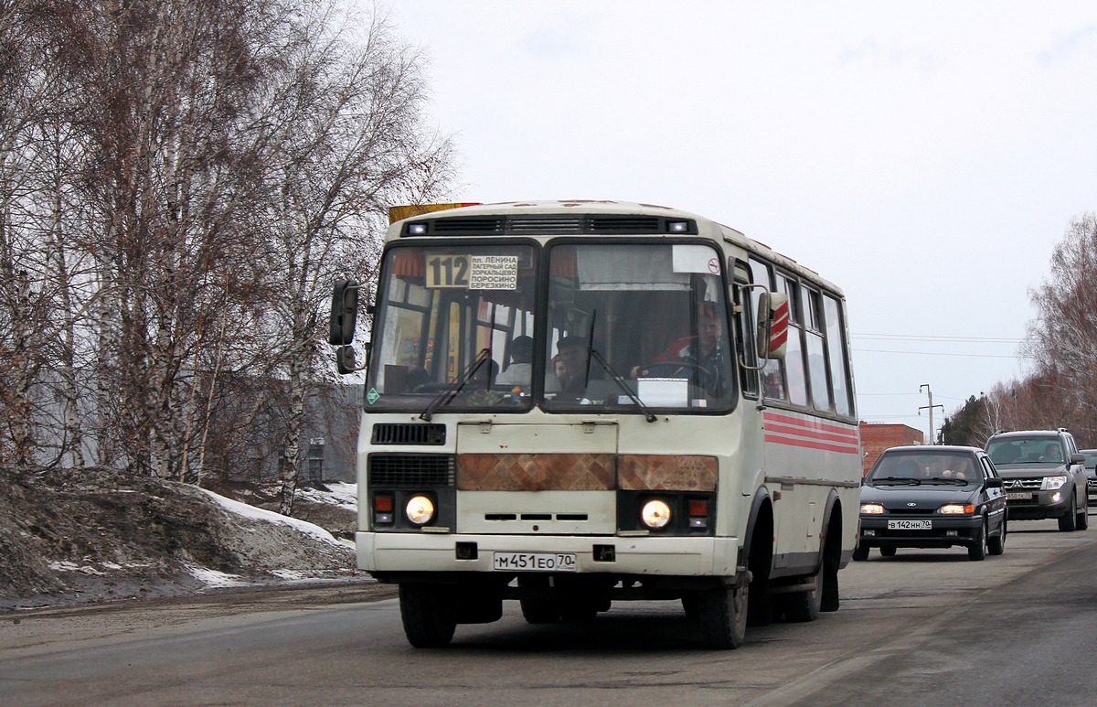 Томская область, ПАЗ-32051-110 № М 451 ЕО 70