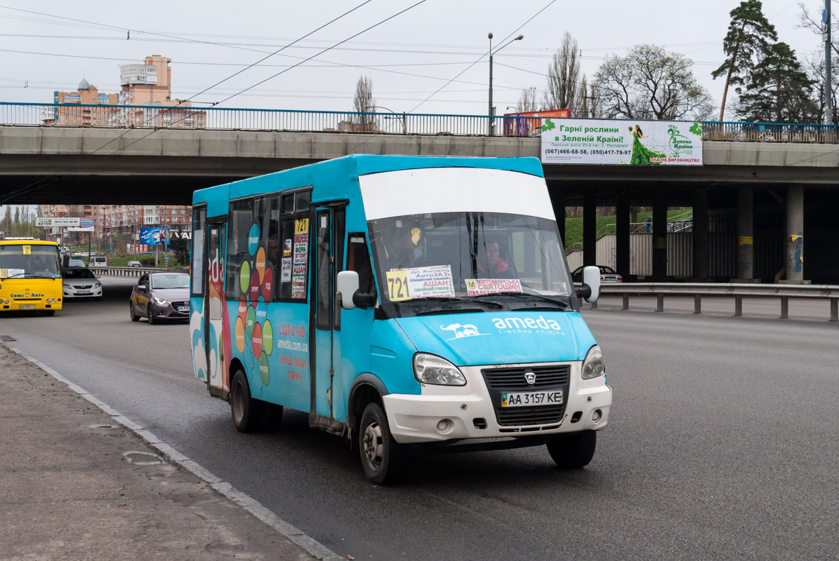 Киевская область, Рута 19 № AA 3157 KE