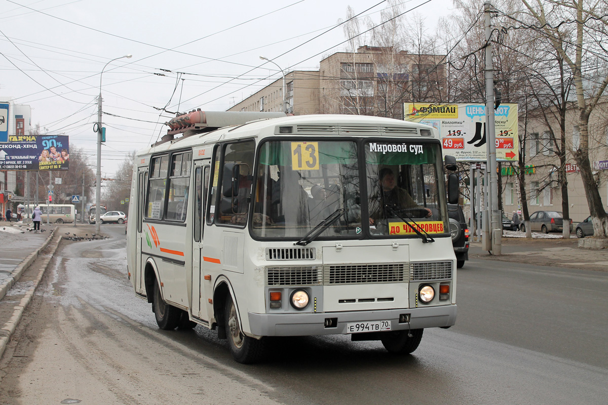 Томская область, ПАЗ-32054 № Е 994 ТВ 70