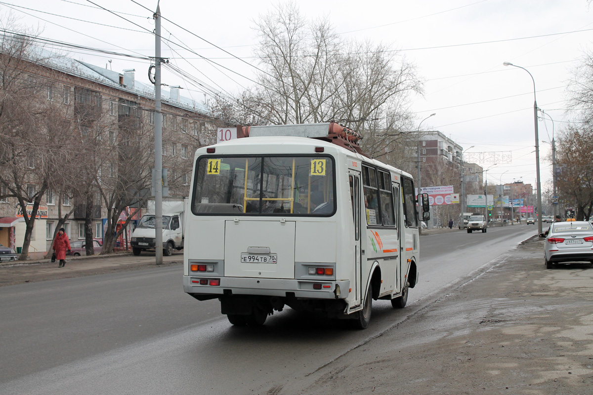 Tomská oblast, PAZ-32054 č. Е 994 ТВ 70