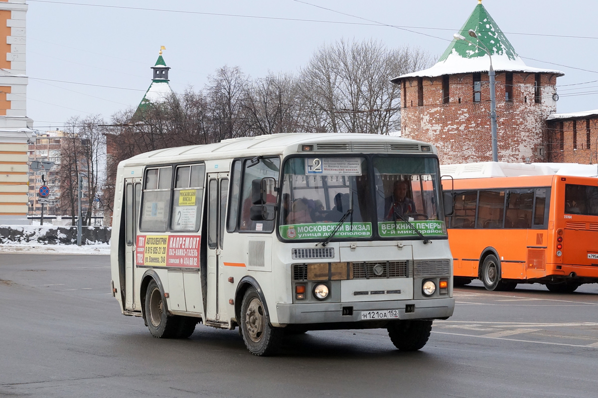 Nizhegorodskaya region, PAZ-32054 č. Н 121 ОА 152