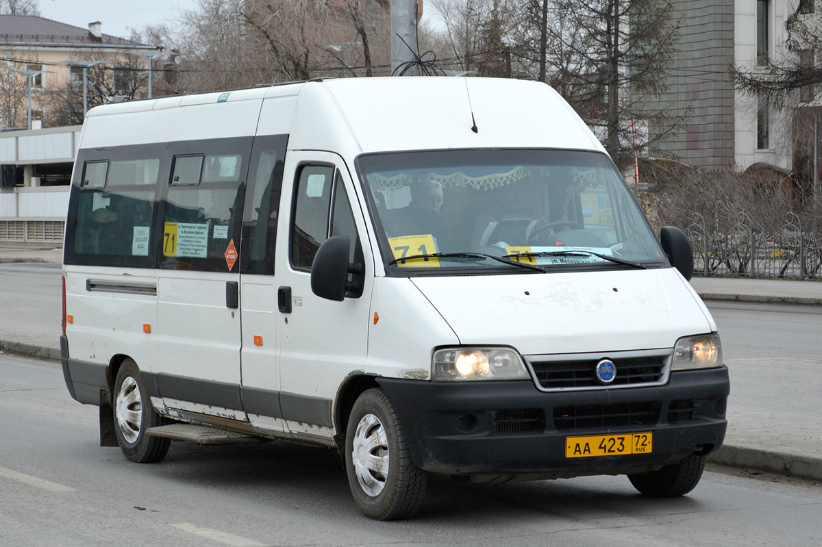 Тюменская область, FIAT Ducato 244 CSMMC-RLL, -RTL № АА 423 72