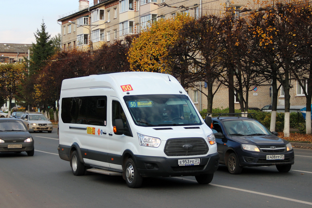 Чувашия, Нижегородец-222708 (Ford Transit FBD) № Е 953 РЕ 21