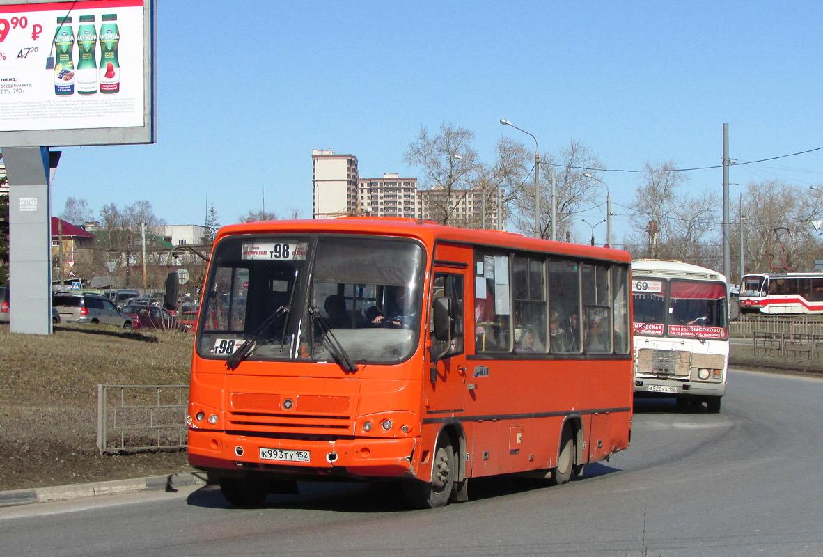 Нижегородская область, ПАЗ-320402-05 № К 993 ТУ 152