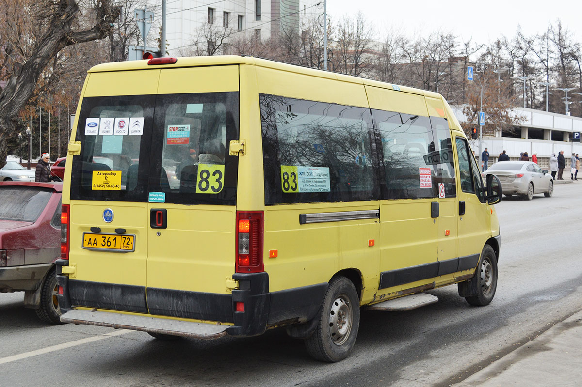 Тюменская область, FIAT Ducato 244 CSMMC-RLL, -RTL № АА 361 72