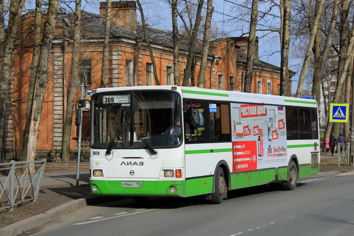 Санкт-Петербург, ЛиАЗ-5293.60 № 3828