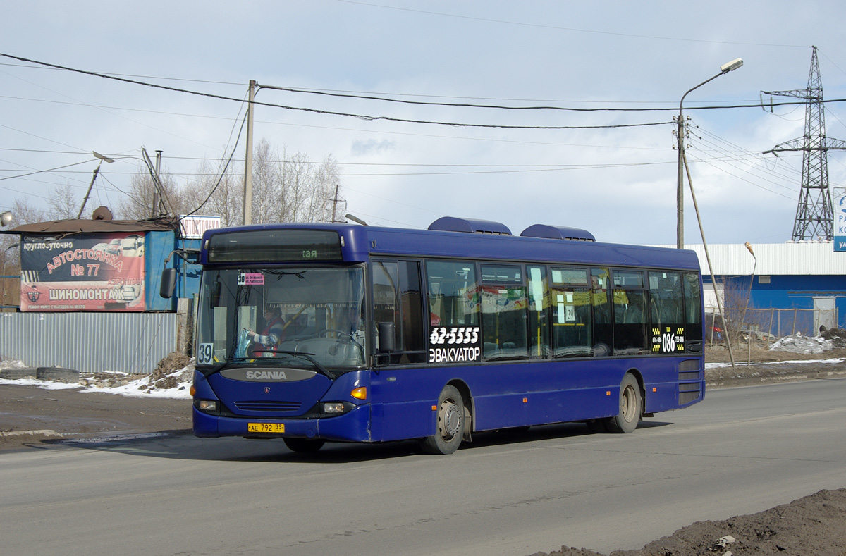 Вологодская область, Scania OmniLink I (Скания-Питер) № АЕ 792 35